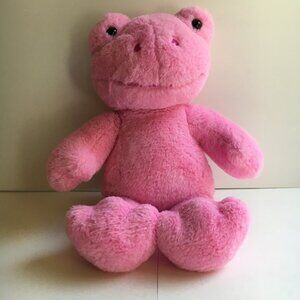 Build A Bear Pink Spring Frog Plush Stuffed Animal Soft 16" BAB Toy